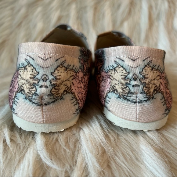 NWOT Groove Bags Vintage Geography Globe Slip On Shoes, Women’s 6.5 - Picture 6 of 12